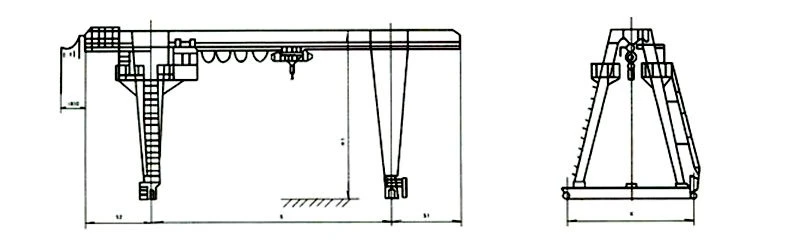 10ton Portable Aluminum Gantry Crane (2)